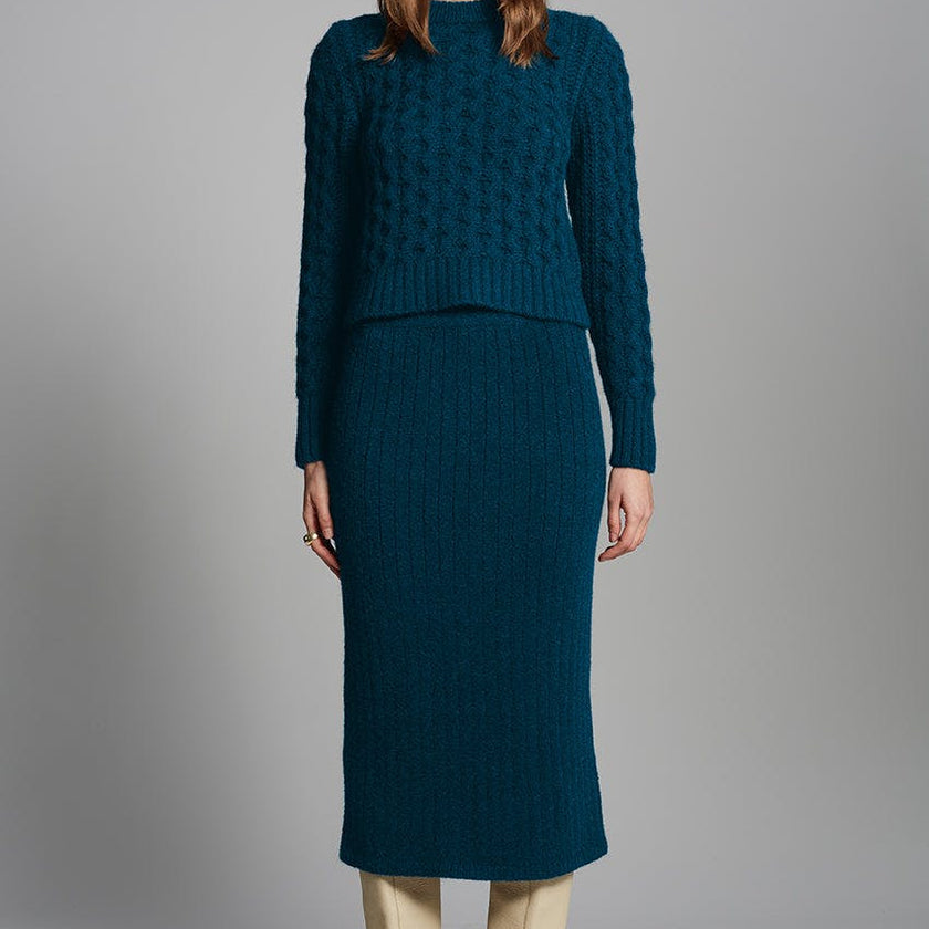 AMARA SWEATER | REGAL GREEN