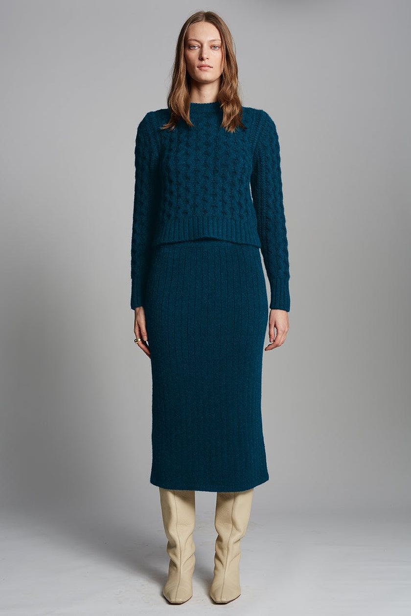 AMARA SWEATER | REGAL GREEN