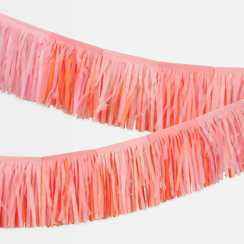 Pink Fringe Garland