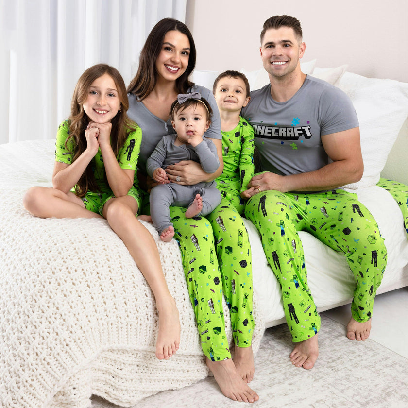 Minecraft: Mob Squad Bamboo Men's Pajama Set