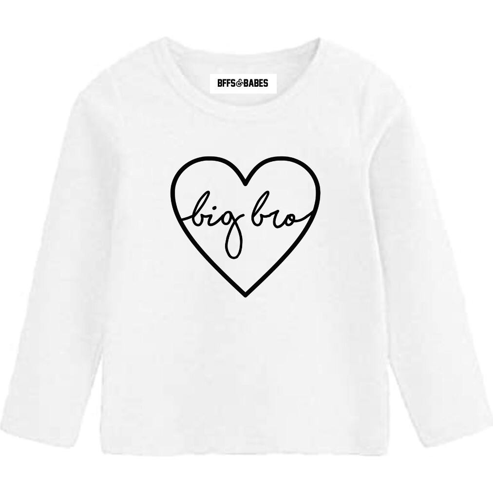 Big Bro Long Sleeve T-Shirt, White