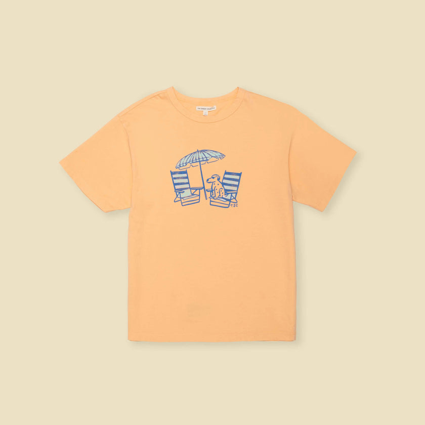 Organic Sunday Tee in Creamsicle