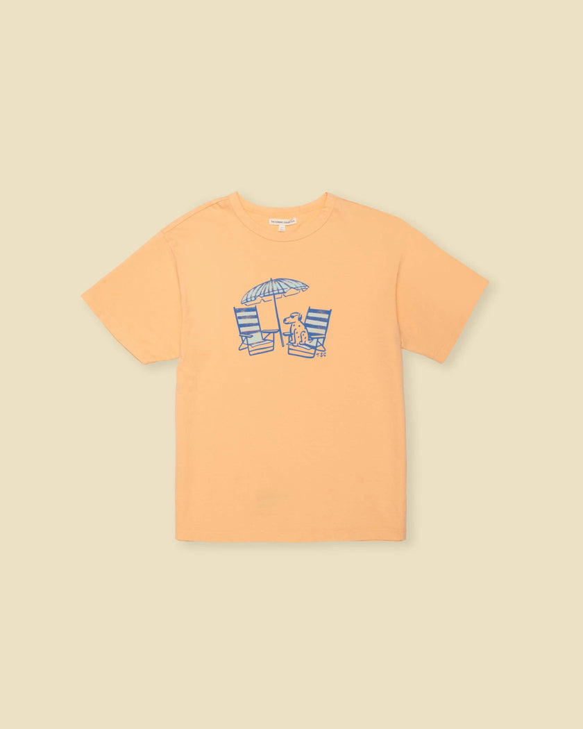 Organic Sunday Tee in Creamsicle