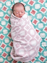 Block-Printed Cotton Crib Quilt