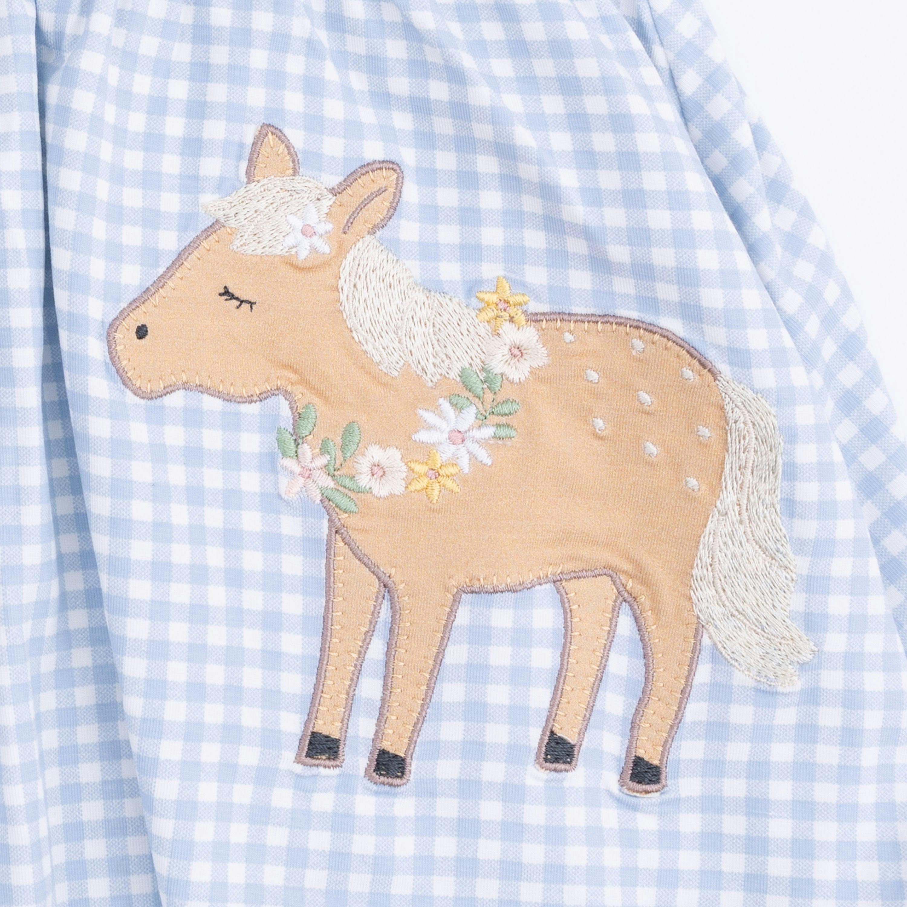 Cute Farm Animals Appliques - Tank Dress with Bloomer