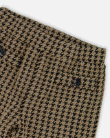 Jacquard Knit Pant with Welt Pocket