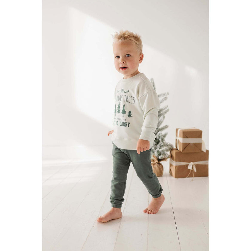 Boxy Sweatshirt Fa La La La