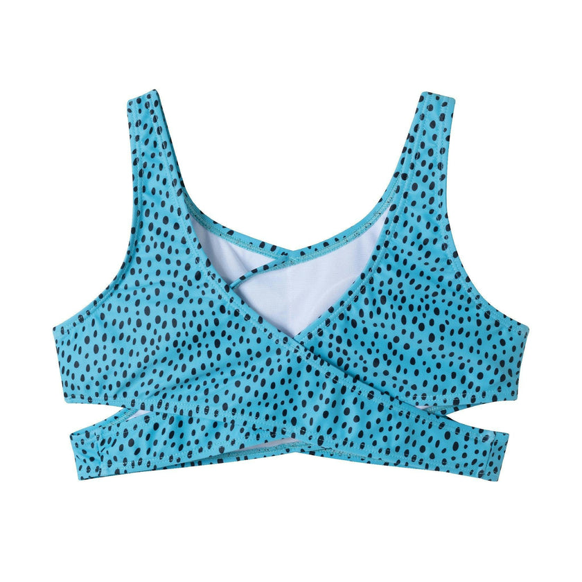 Kids (7-16) Two Piece Swim Suit | Dotted