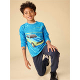 Vintage Racecar Graphic Tee, Blue
