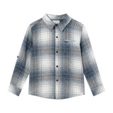 ATWOOD woven shirt white/denim /red plaid