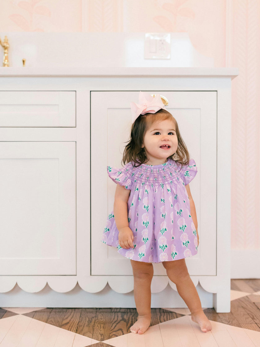 Lottie Smocked Diaper Cover Set (FINAL SALE)