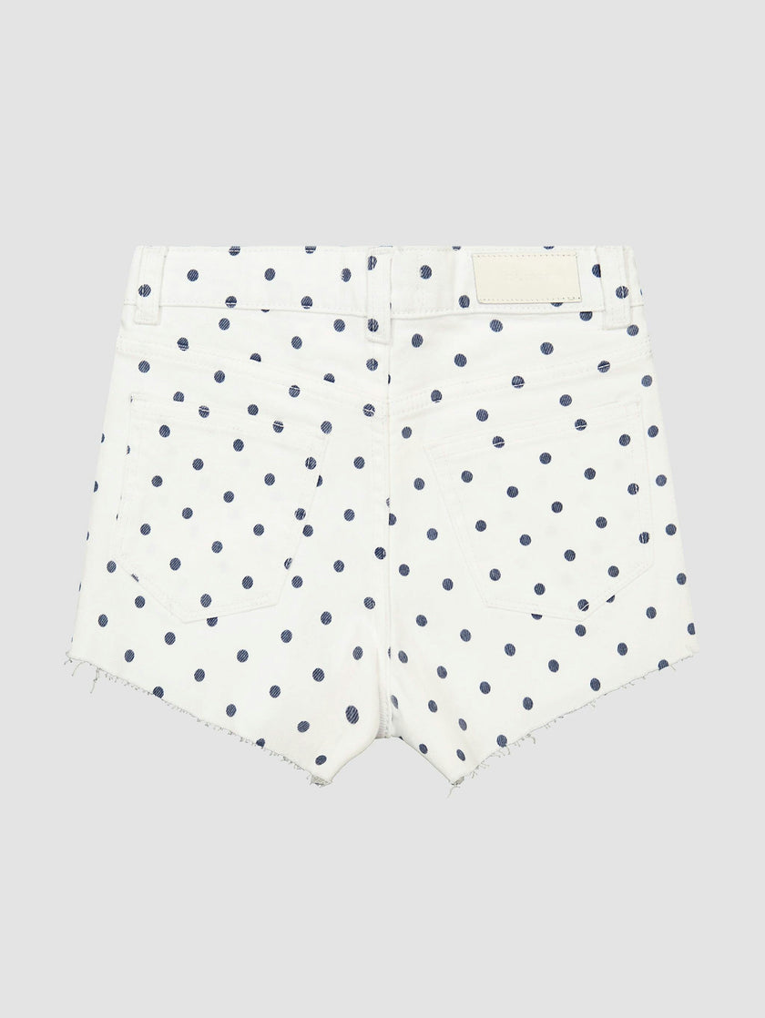 Lucy Shorts High Rise | Marine Dots
