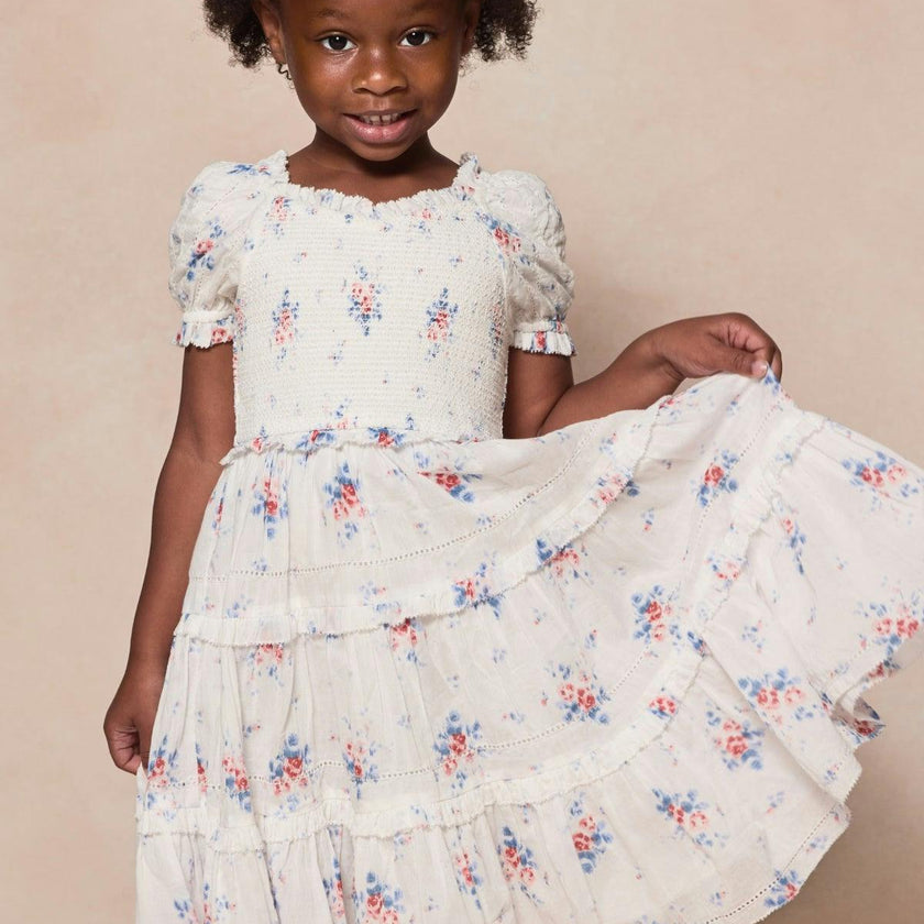 Mini Emily Dress in Heritage Soft Ditsy Floral