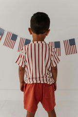 Boy's Short Sleeve Tee in Fireworks