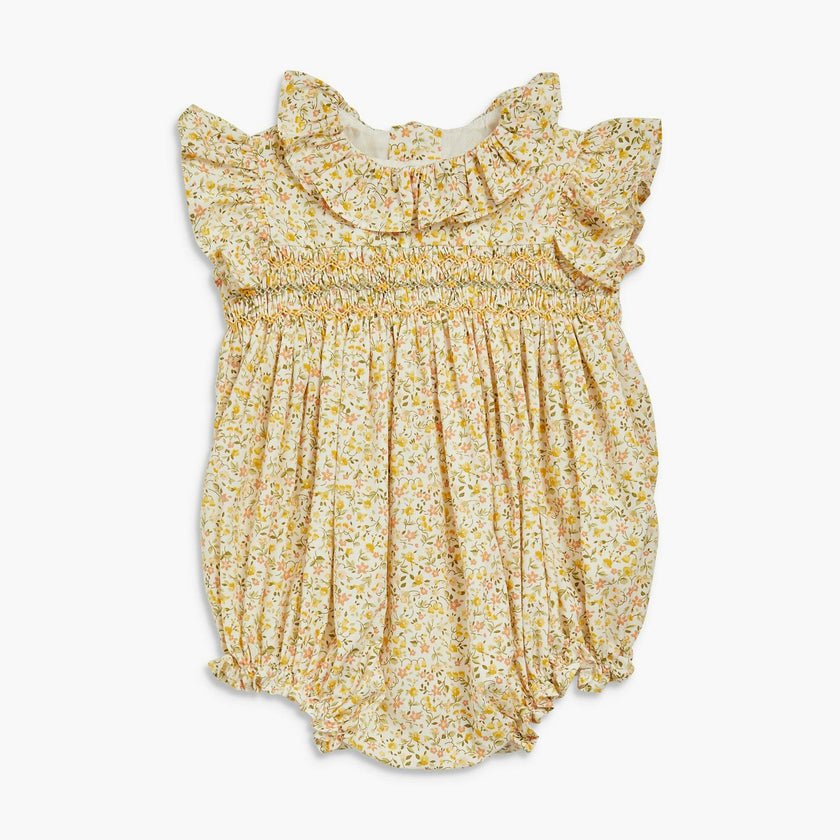 Lucella Romper Yellow Green Floral