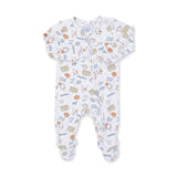 Football Check - 2 Way Zipper Footie