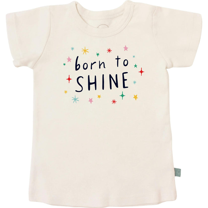 graphic tee | born to shine