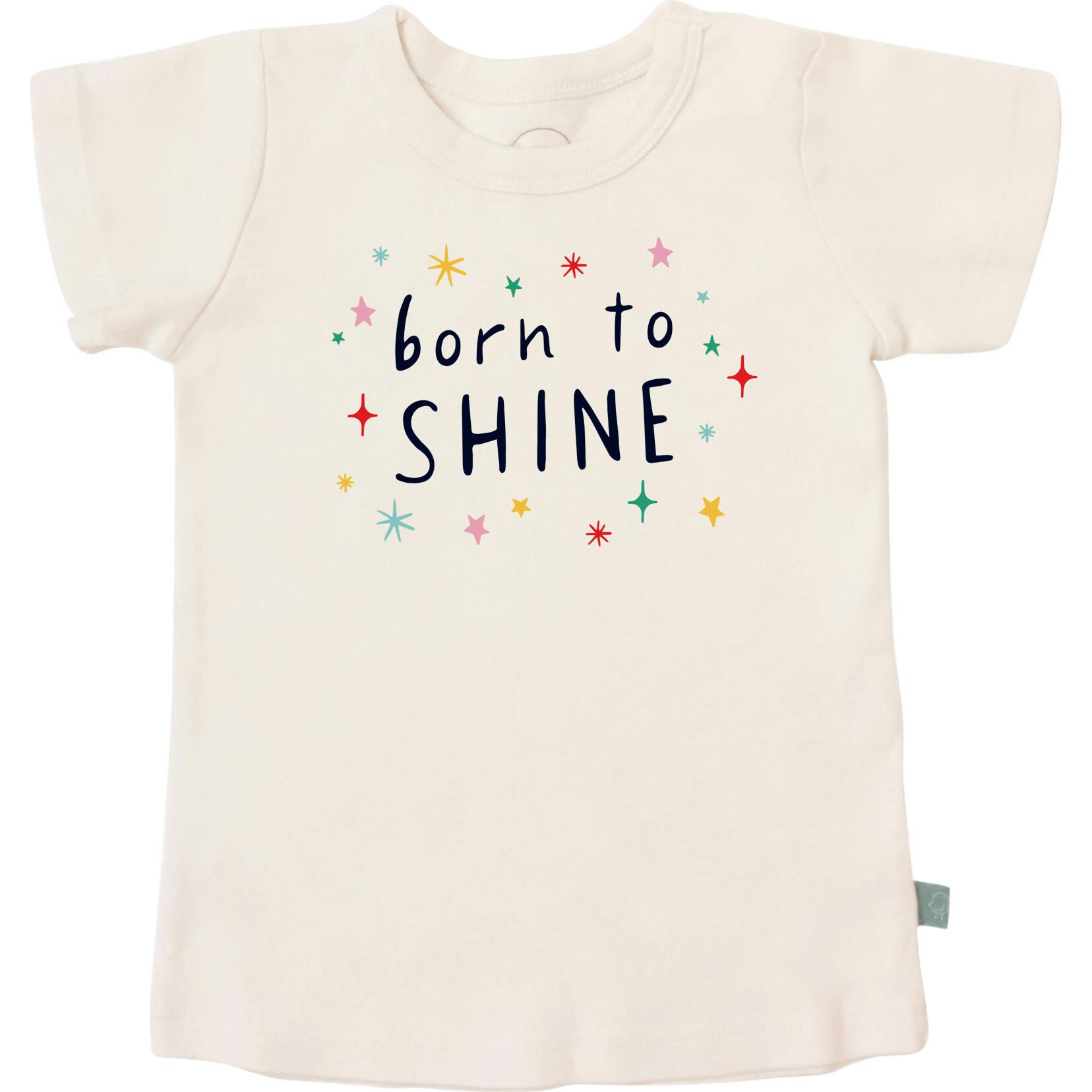 graphic tee | born to shine