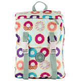 Sleep-n-Pack: Packable Little Kid's Sleeping Bag & Backpack, Cozy Mink, Donuts