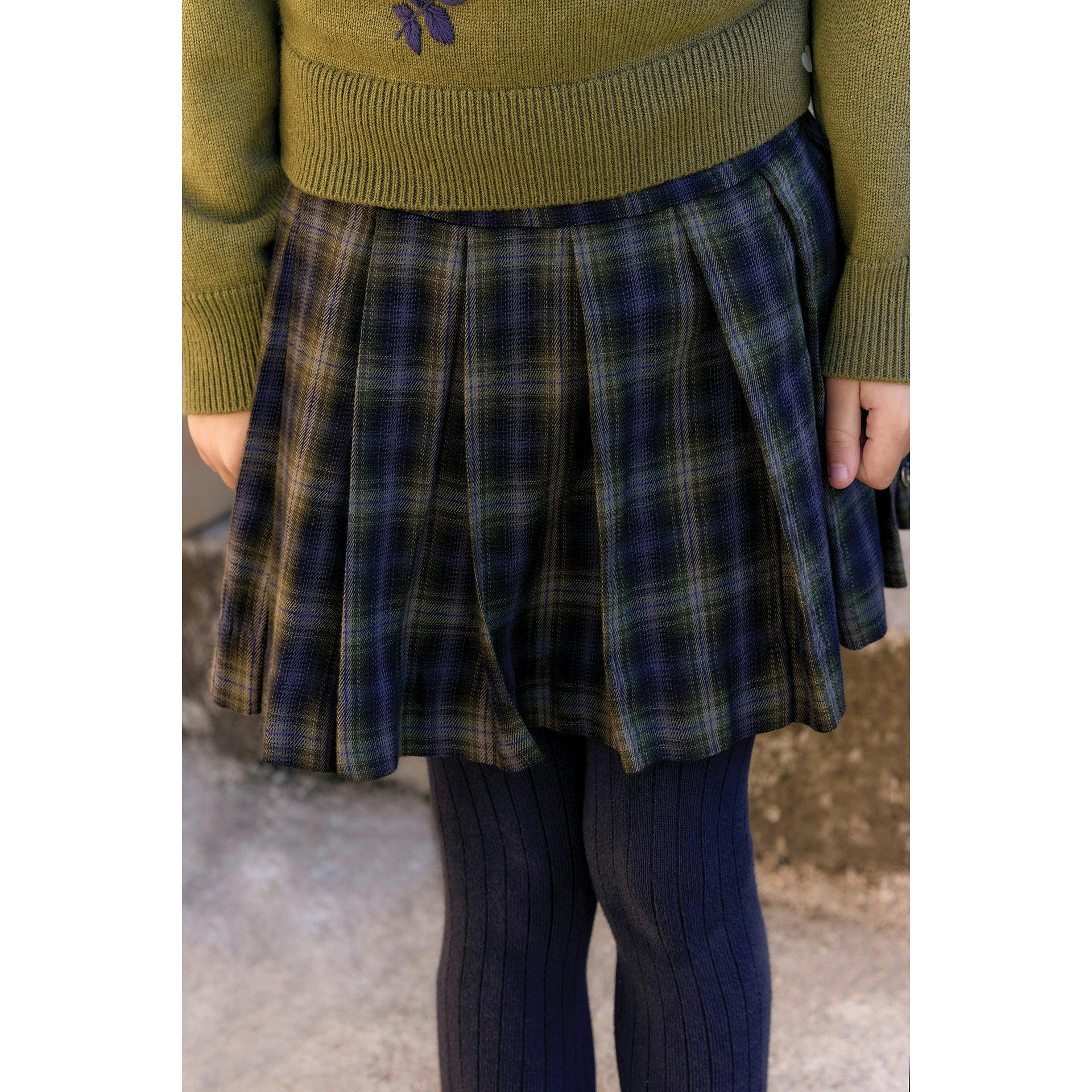 TARTINE ET CHOCOLAT Prep School Skirt - Marine