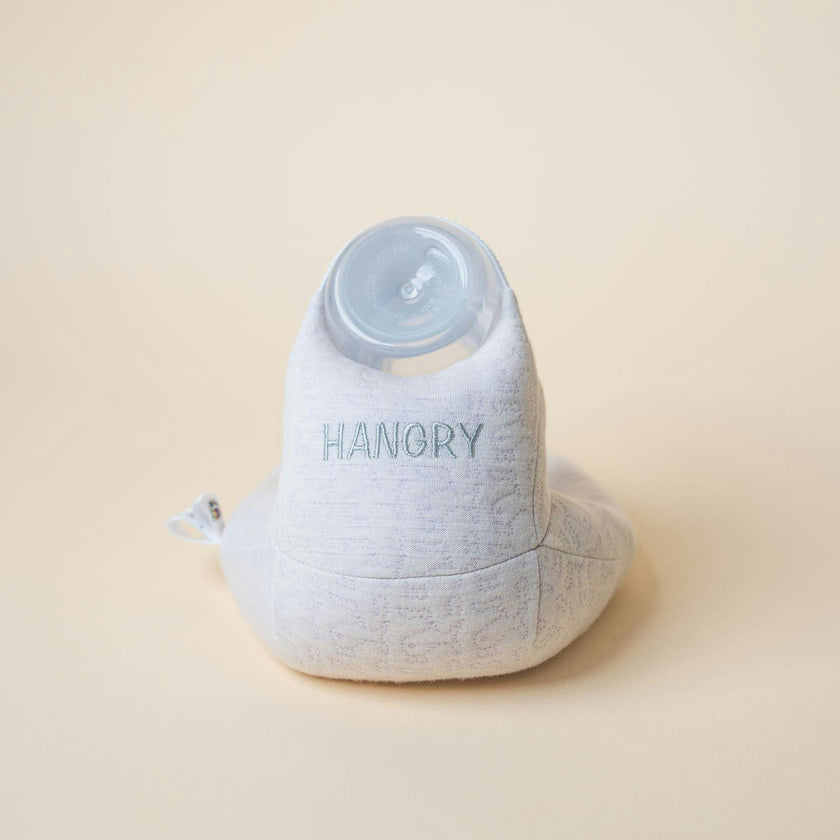 Baby Bottle Pillow Holder for Parents - "Hangry"