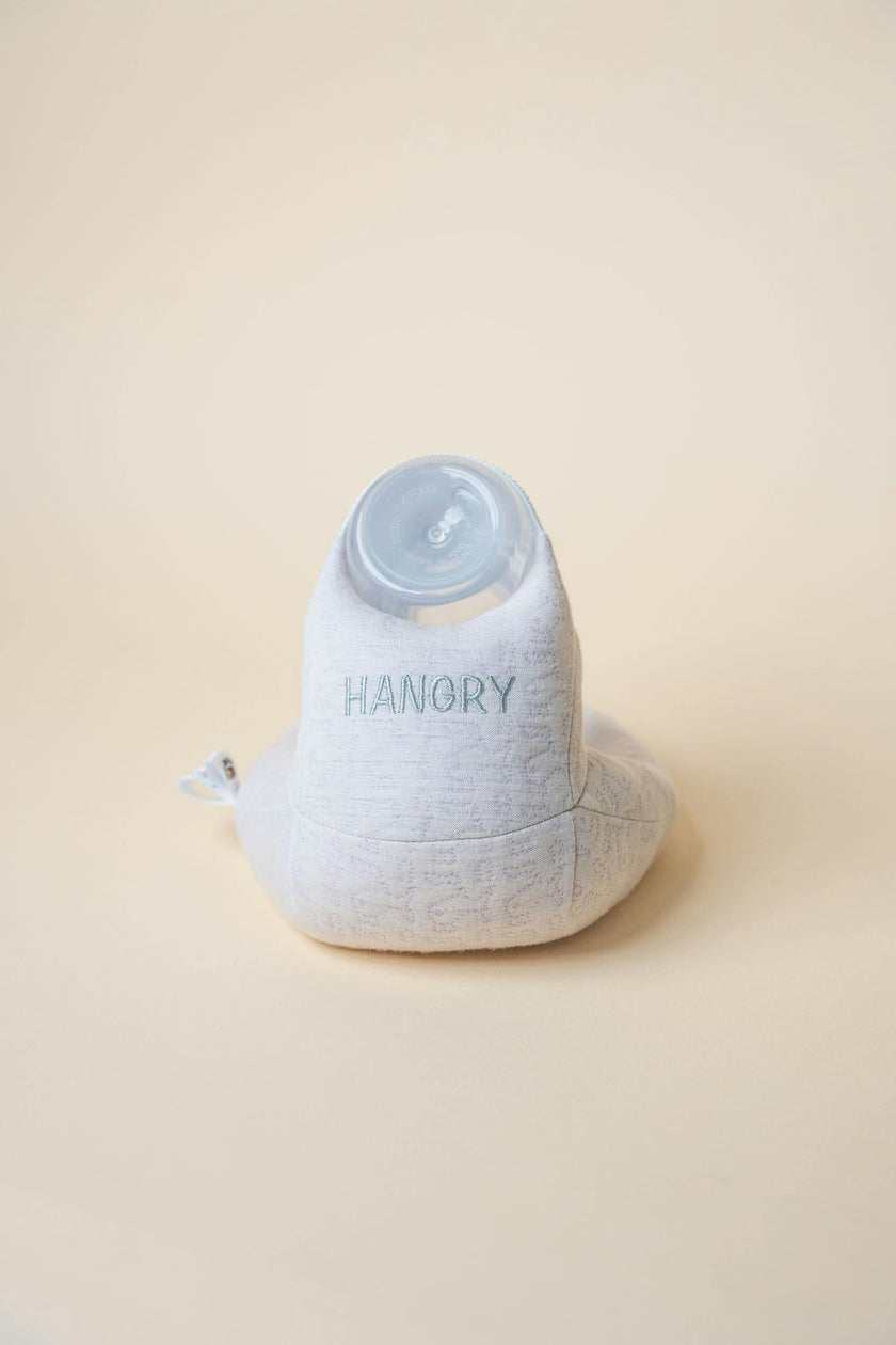 Baby Bottle Pillow Holder for Parents - "Hangry"