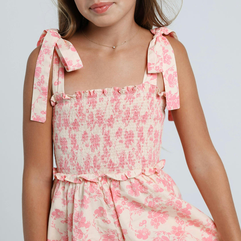 Shellona Romper in Pink Petal