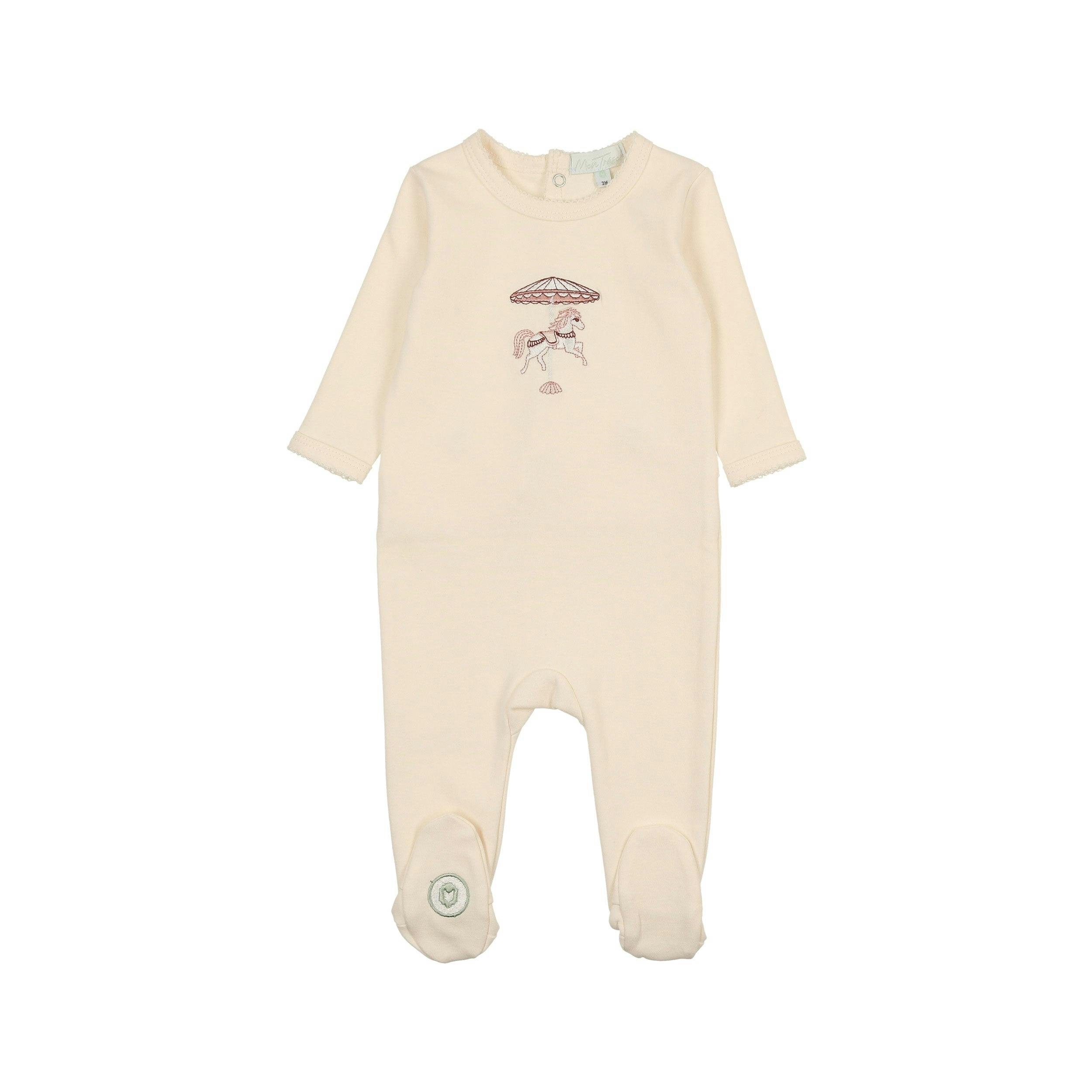 Prancing Footie Barely Pink
