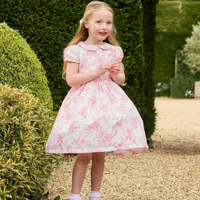 Kate Floral Linen Dress