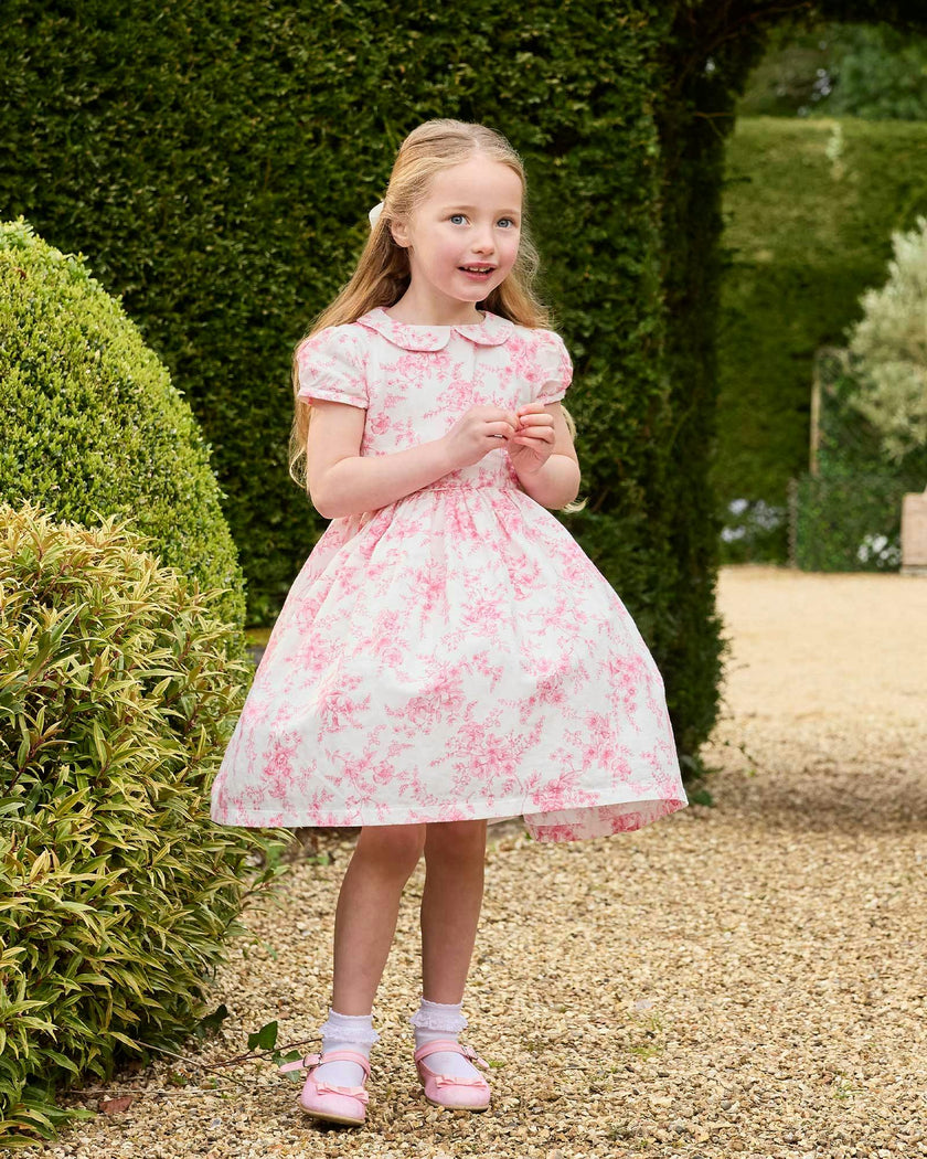 Kate Floral Linen Dress
