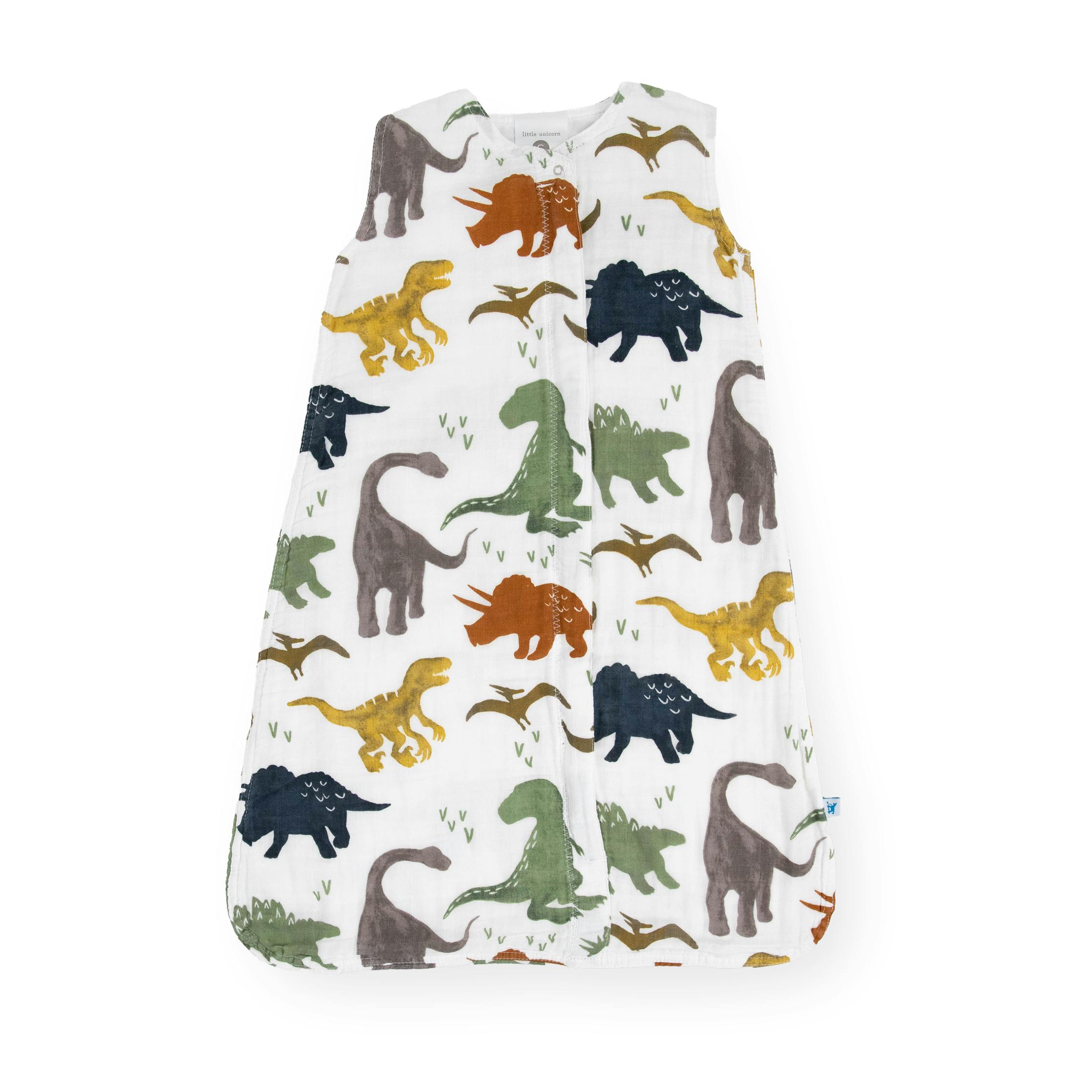 Cotton Muslin Sleep Bag - Dino Friends