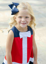 Finewale Pique Dress With Bow
