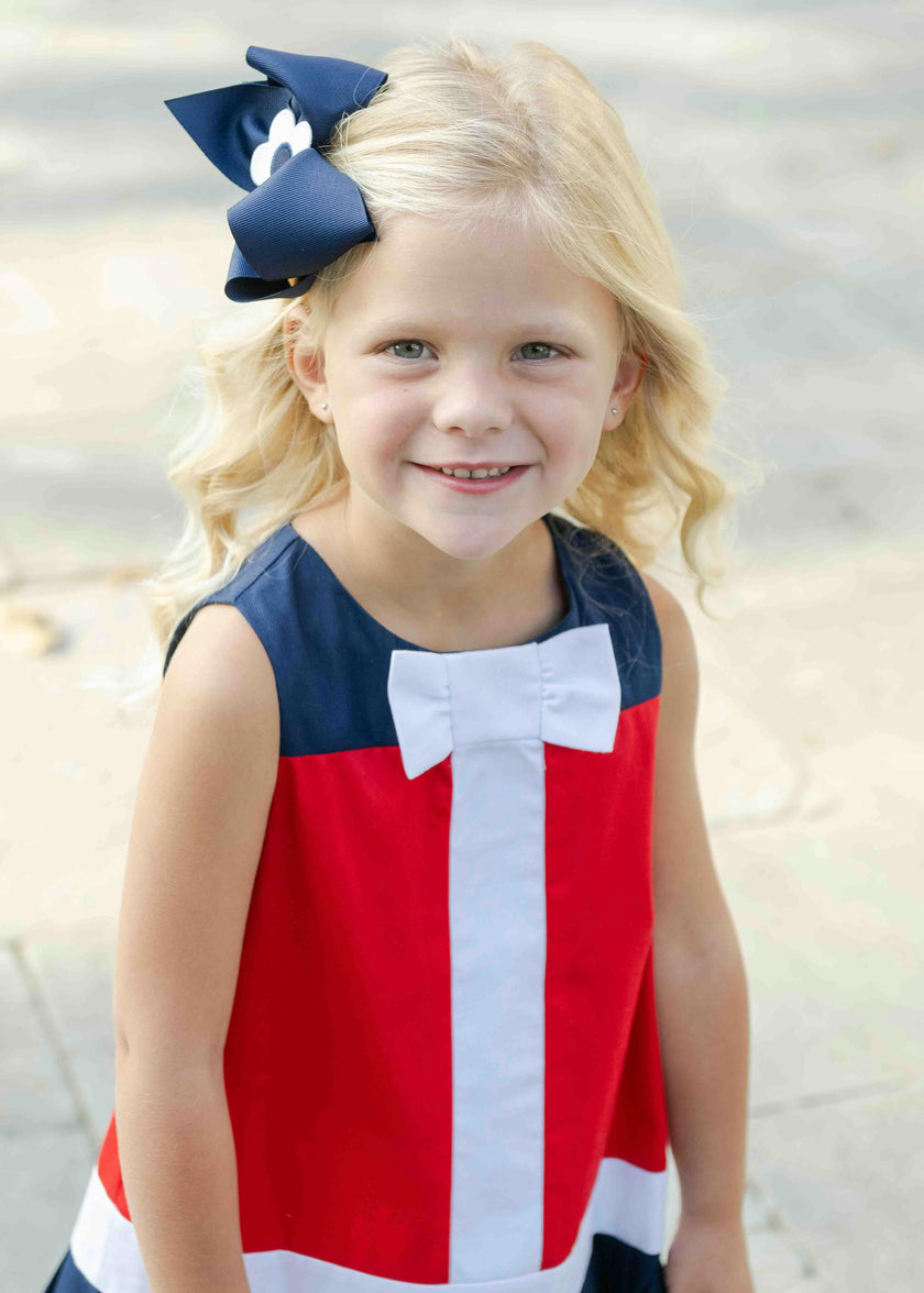 Finewale Pique Dress With Bow