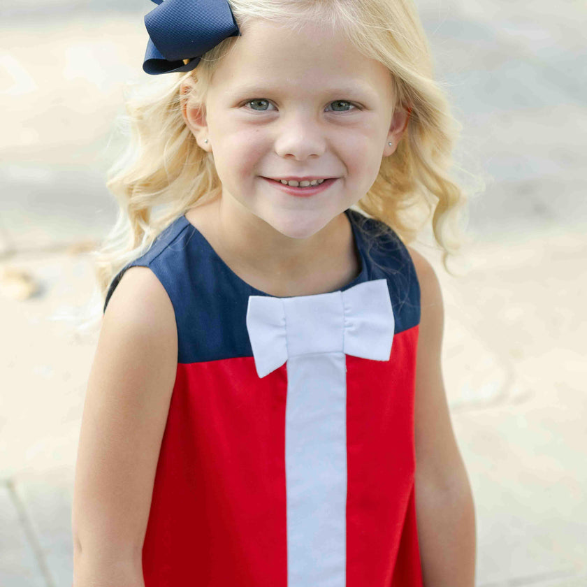 Finewale Pique Dress With Bow