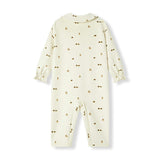 Lil' Mushroom Stretch Fleece Collar Jumpsuit