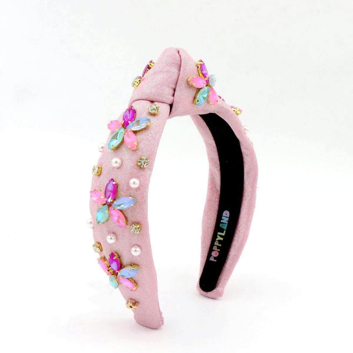 Bejeweled Flower Headband