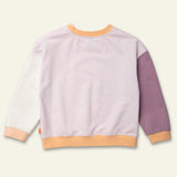 Lilac Colorblock Sweatshirt
