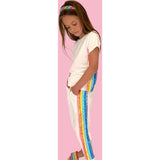White Rainbow Sequin 2-Piece Jogger Set