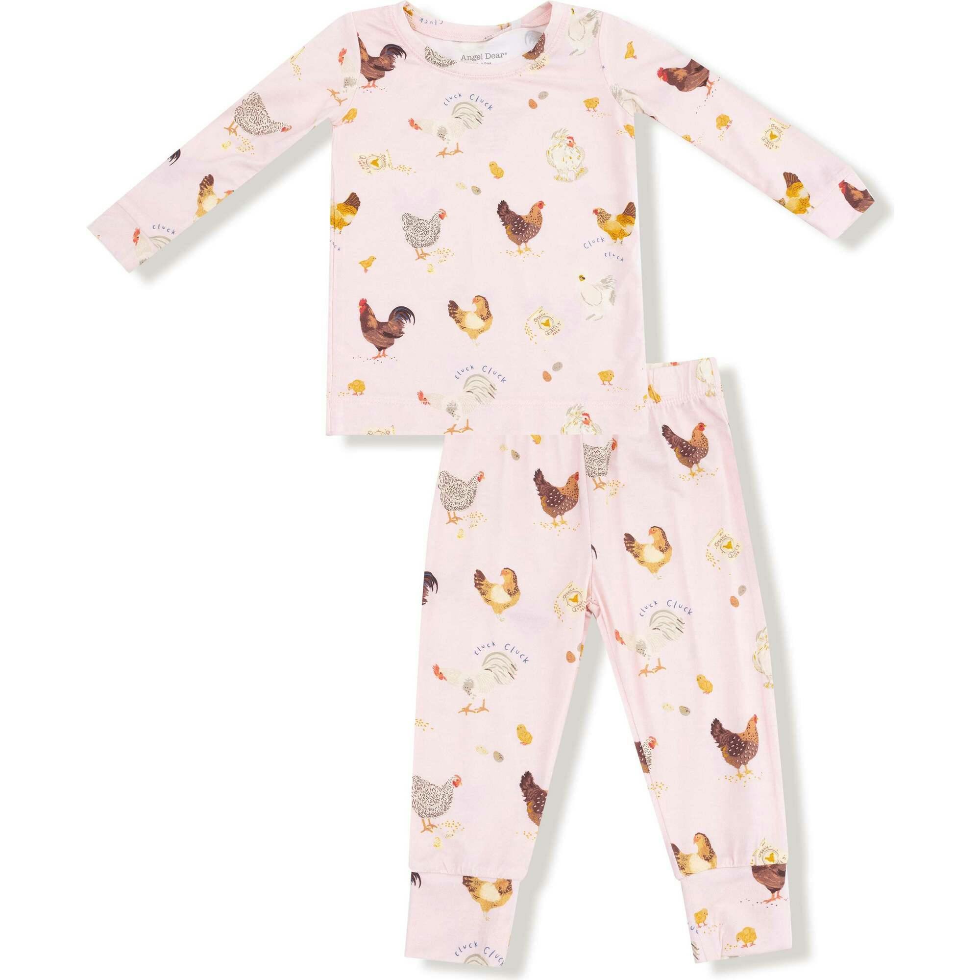 Collector Chickens - Pink - Long Sleeve Loungewear Set