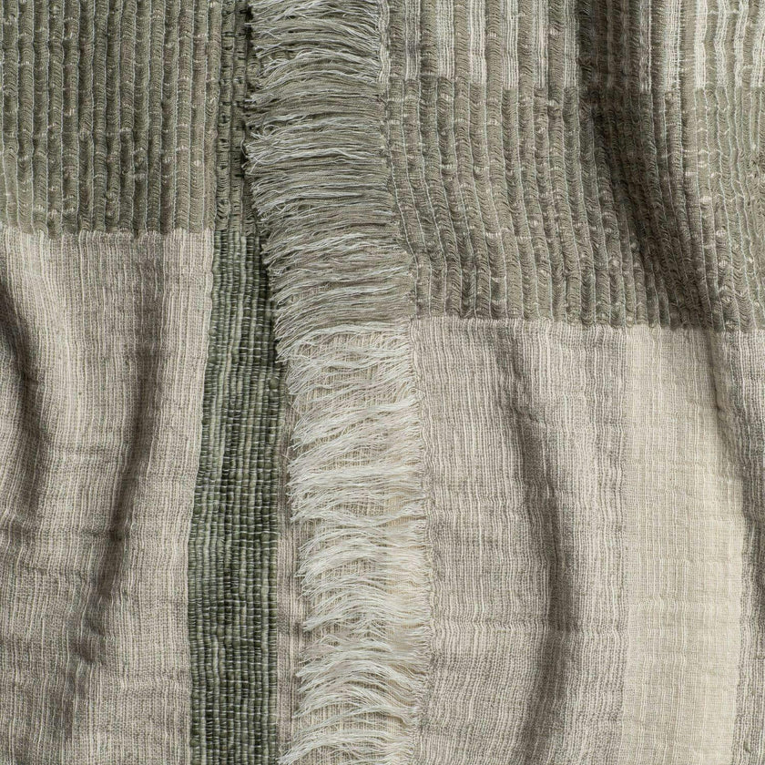 Zen Garden Plaid Throw