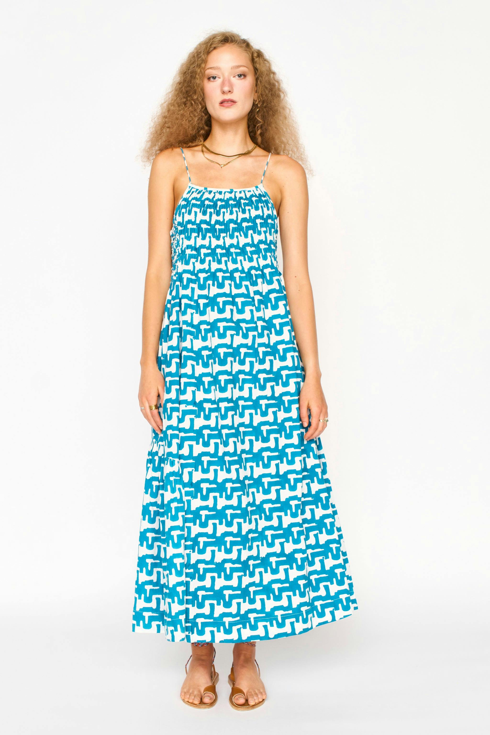 Janeiro Dress, Blue