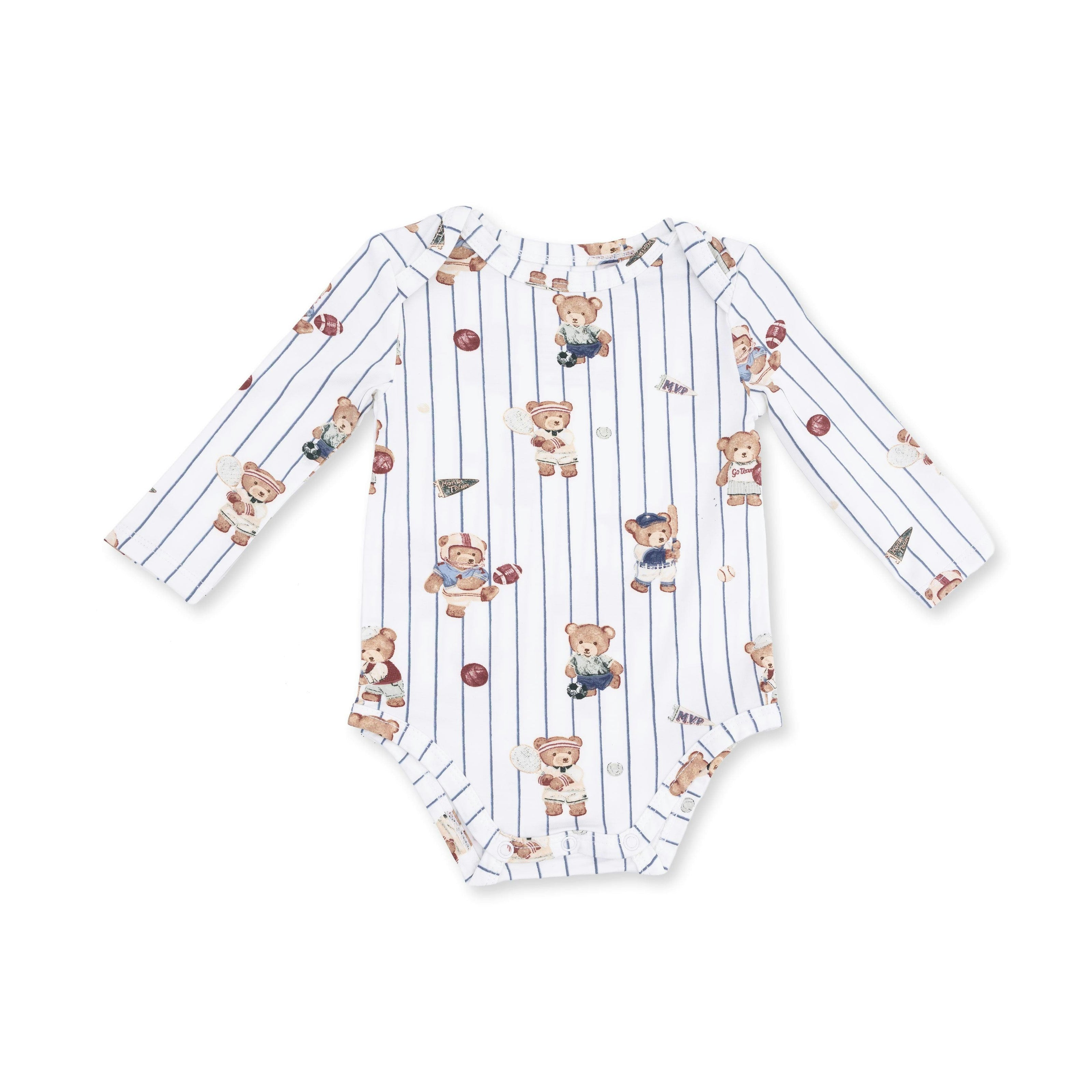 Mixed Sports Bears - Long Sleeve Bodysuit