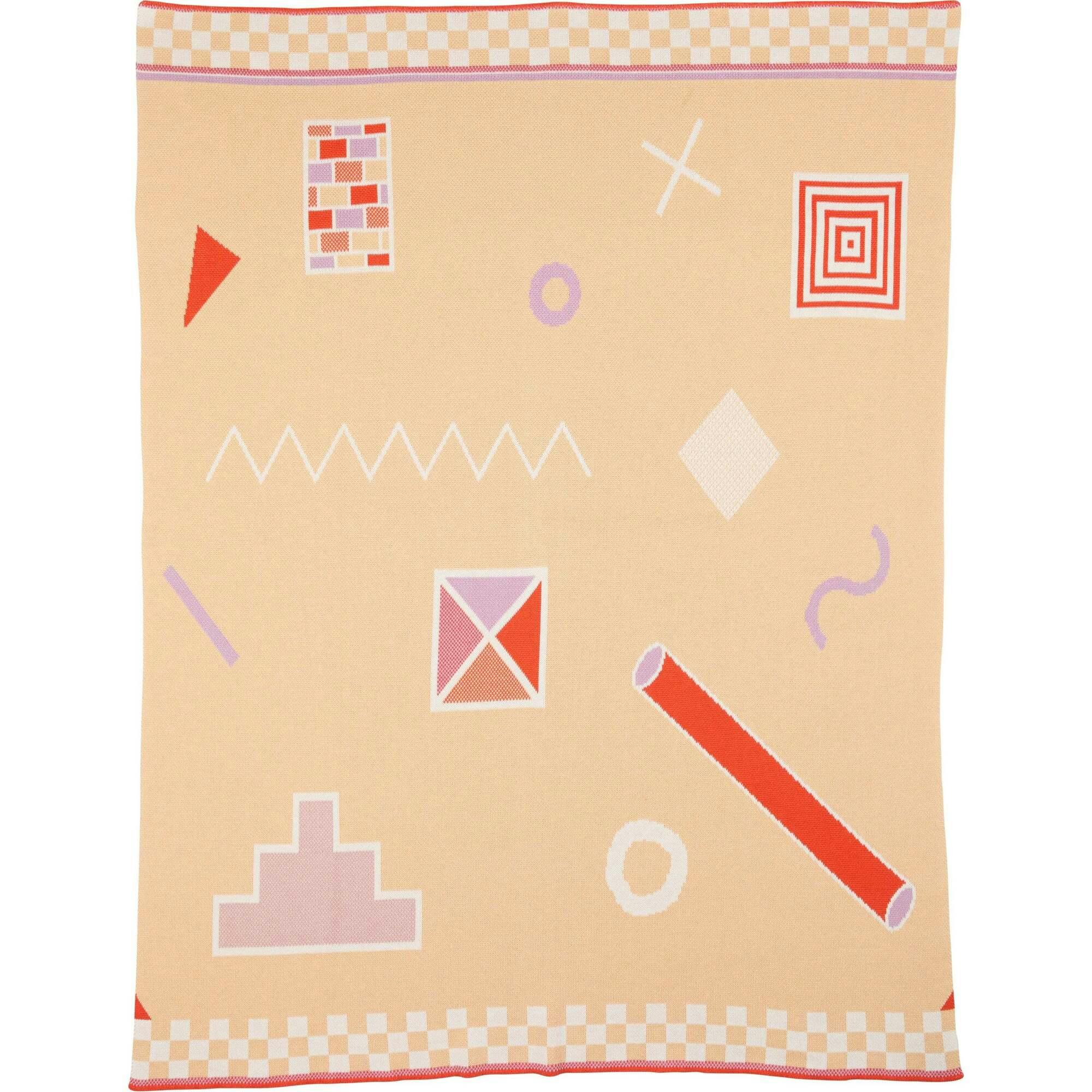 Shapes Knit Blanket