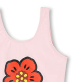 Light Pink Kenzo Floral Swimsuit