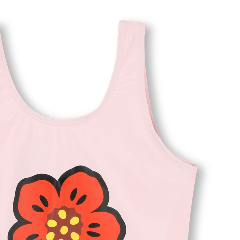 Light Pink Kenzo Floral Swimsuit