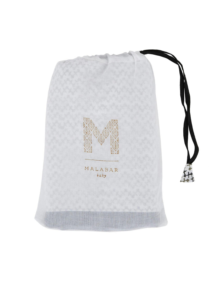 Luxe Natural Cotton Receiving Blanket
