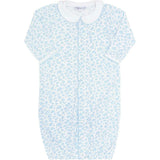 Blue Cheetah Print Converter Gown