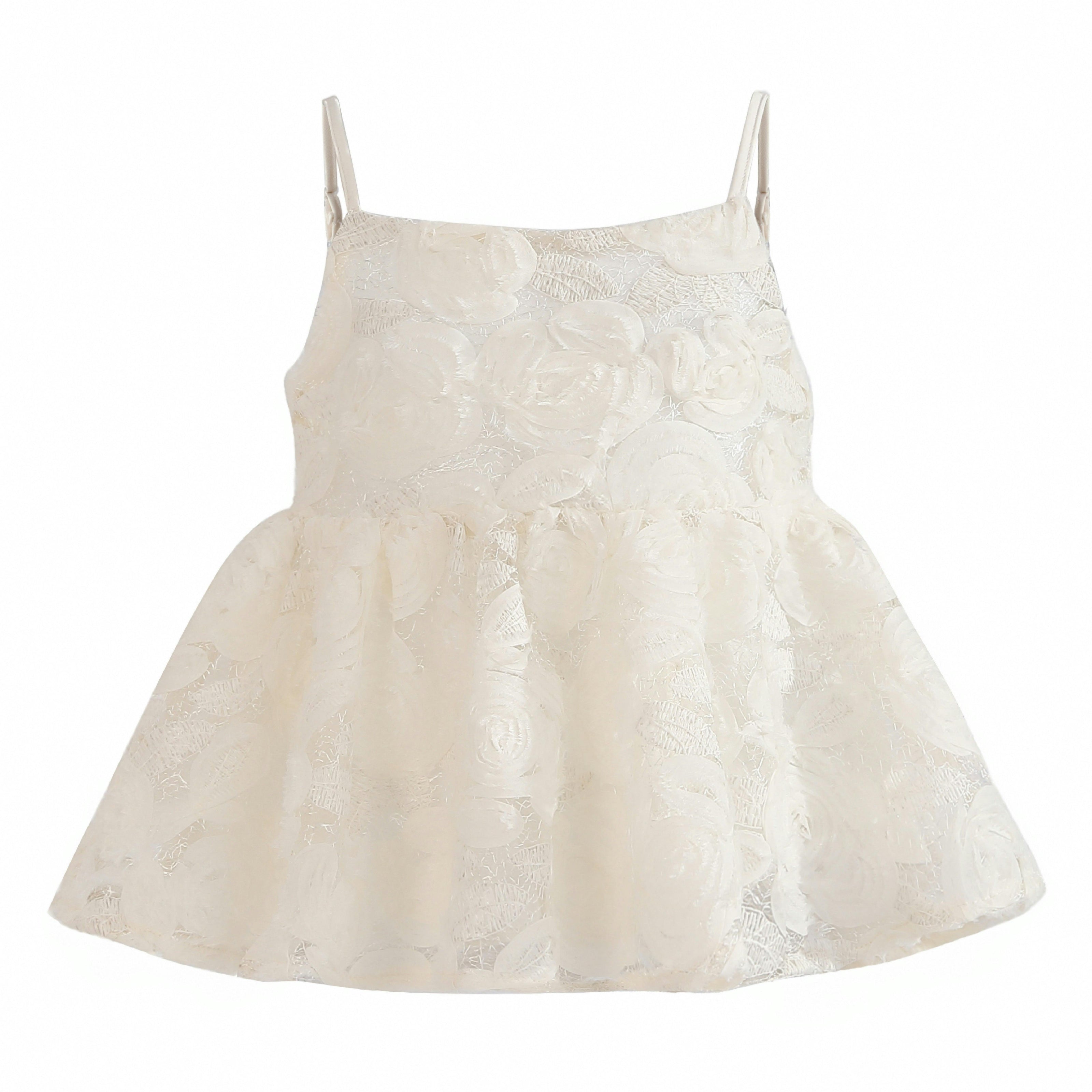 Cream Juliette Lace Skirt Set