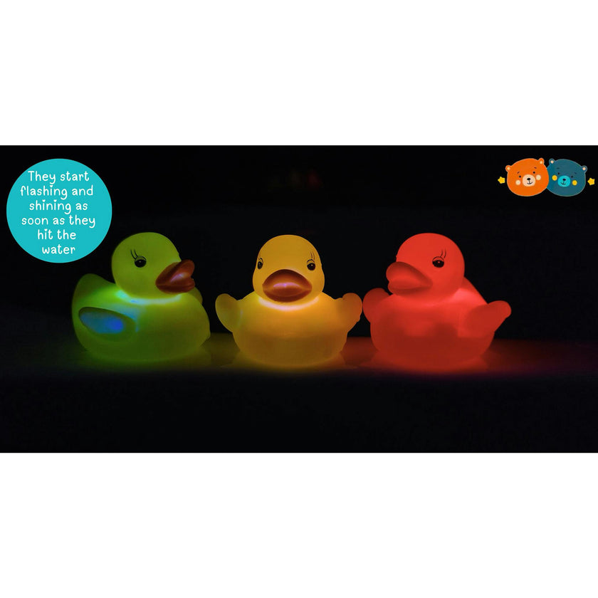Bath Time: Light-Up Ducks