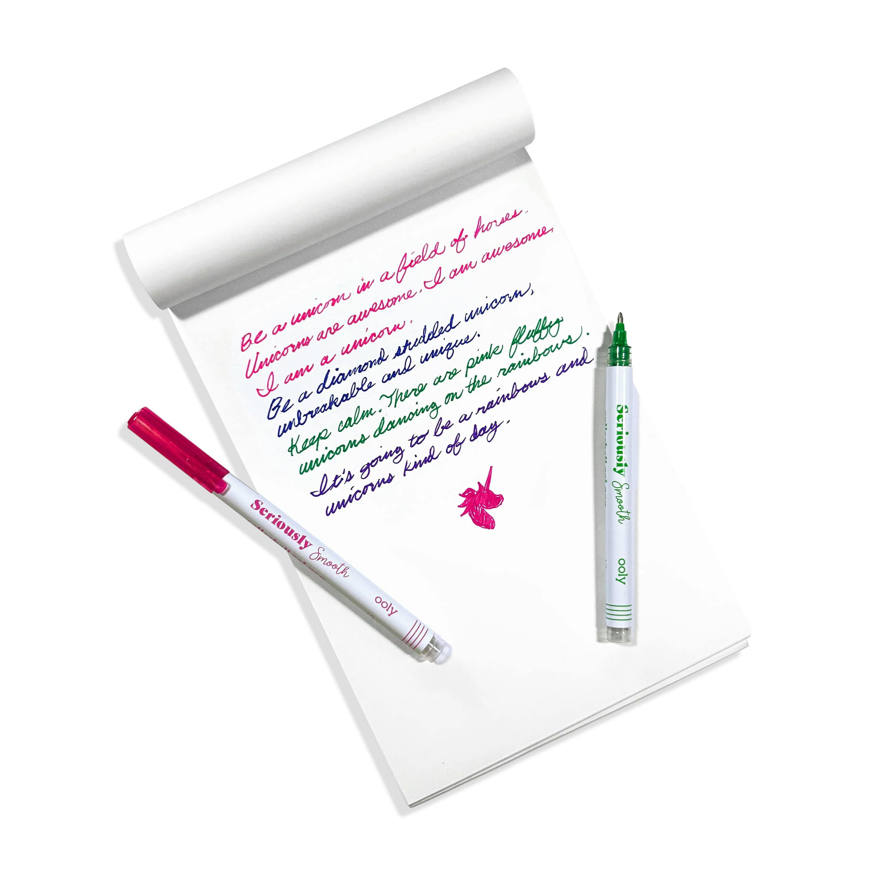 Seriously Smooth Rollerball Gel Pens - Set of 6